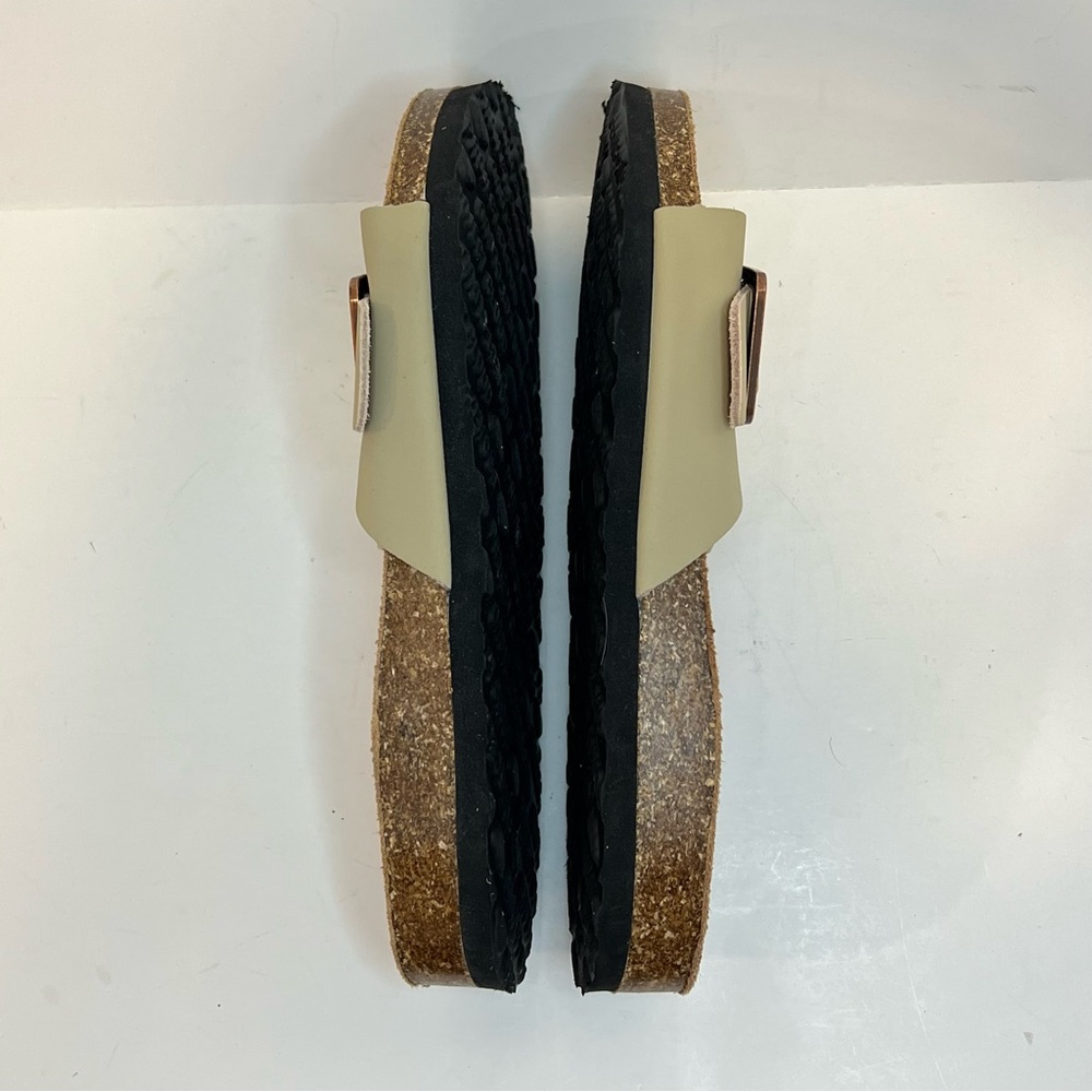 Project Cloud Big Buckle Memory Foam Leather Slid… - image 7